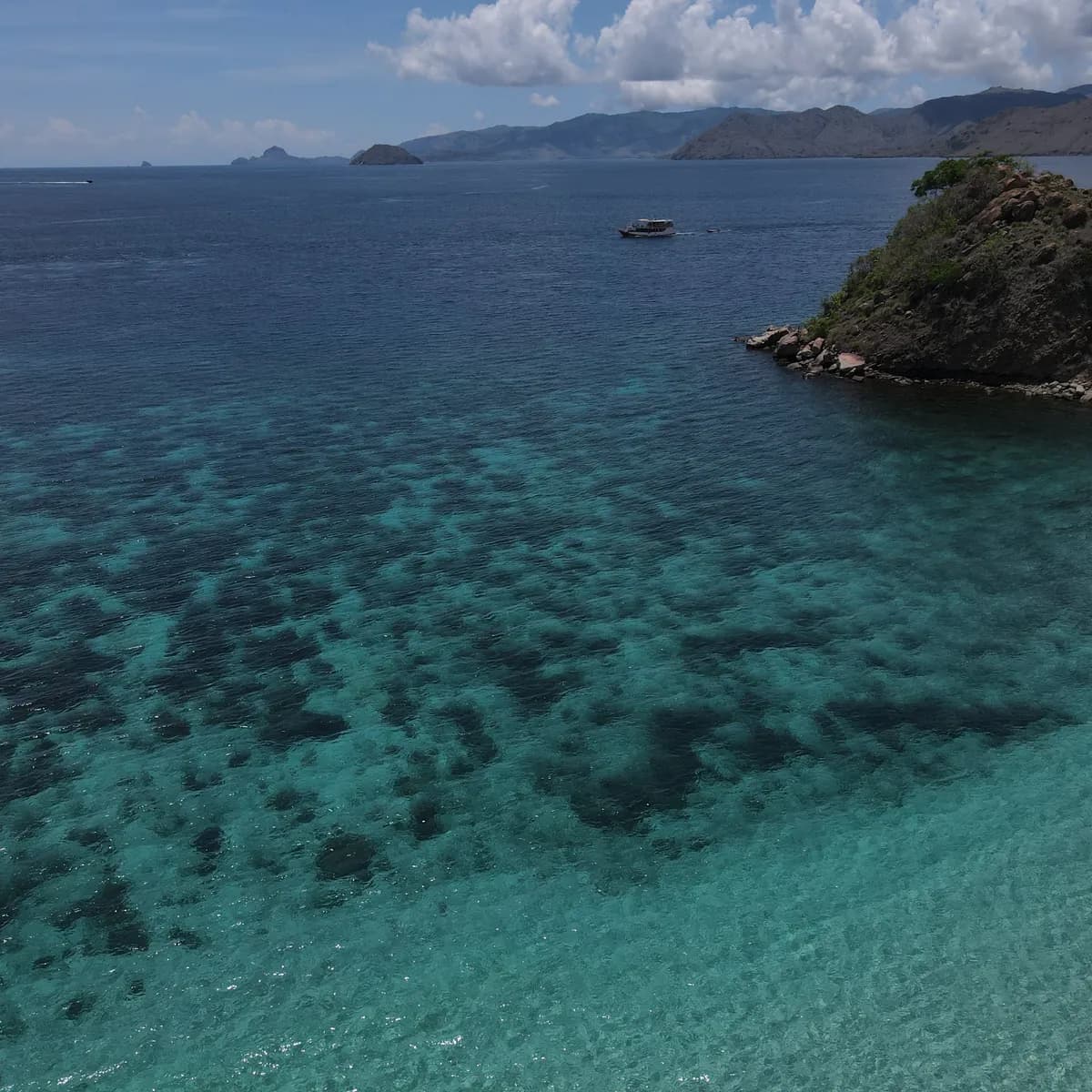 The waters of Komodo National Park